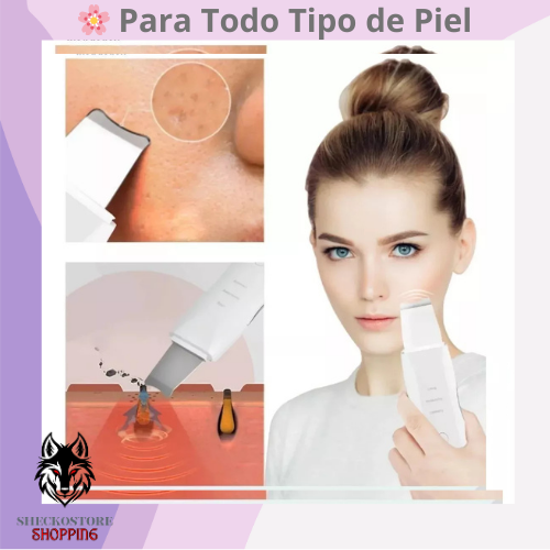 Paleta Limpiador Ultrasónico Facial Multifuncional✨